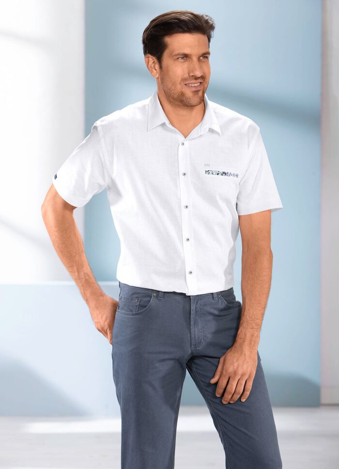 Shirt van "Milano Italy" in 2 kleuren WIT