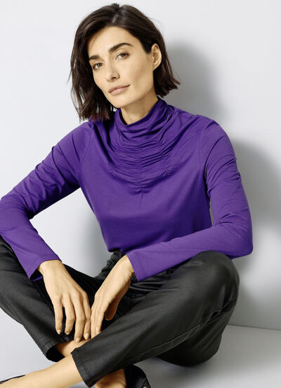 Shirt met ruches in 5 kleuren 