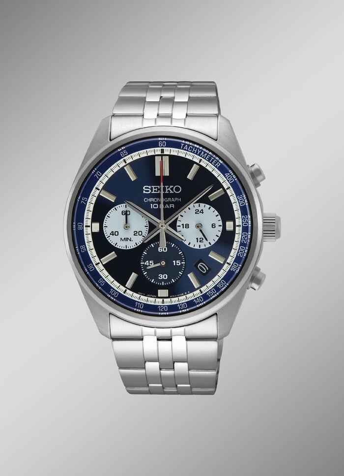 Seiko quartz herenhorloge chronograaf 