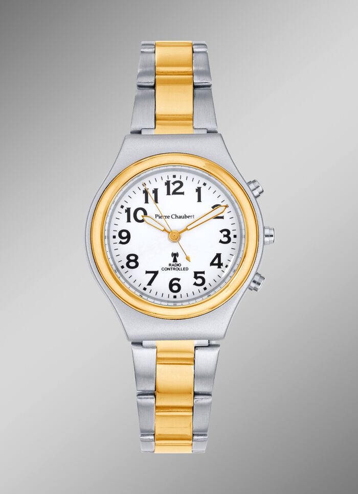 Tijdloos radiogestuurd dameshorloge van Pierre Chaubert 