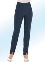 Broek met trendy beensplitten 