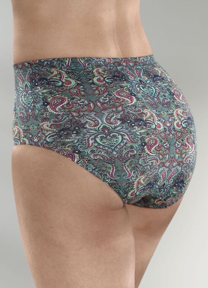 Set van vier slips met elastische band 