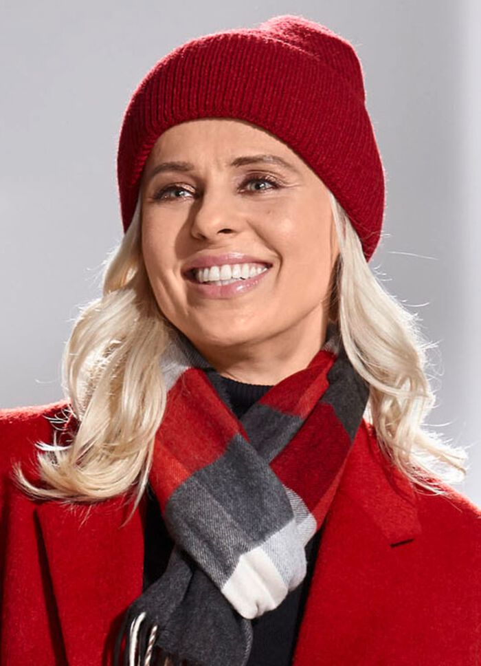 Trendy dameshoed met brede manchet 