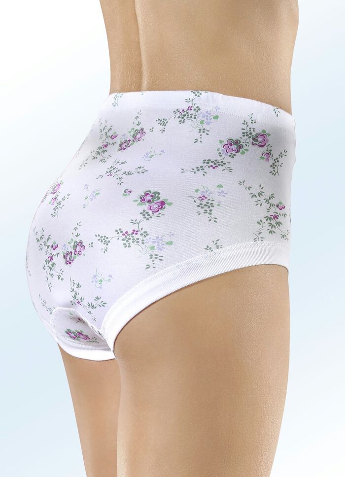 Verpakking met vijf slips met vervangbaar elastiek 