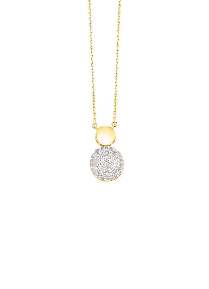 Prachtige ketting met 60 diamanten 