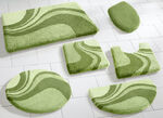 Badkamerset van Kleine Wolke met antislip achterkant GROEN