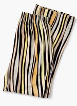 Broek met opvallend gestreept dessin 