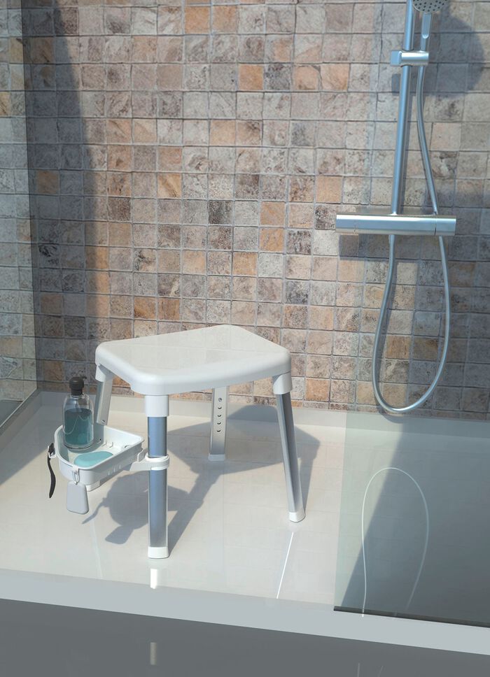 Stabiele douche- en badkruk 