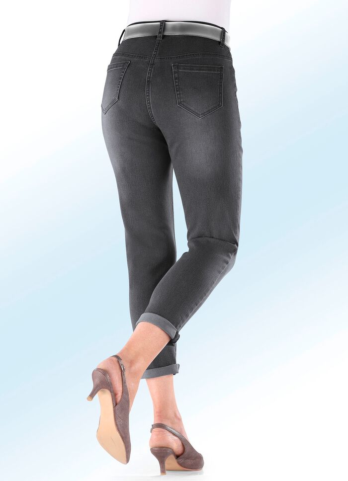 Basic jeans in 7/8-lengte 