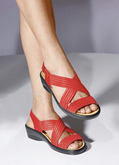 Stretch comfort sandaal 
