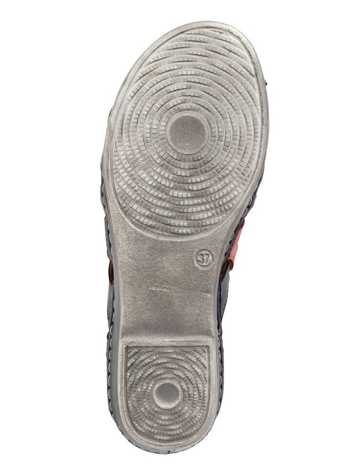 Gemini sandalen van rundnappaleer BLAUW-WIT-ROOD