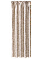 Prachtige enkele sjaal met bladmotieven NATUREL