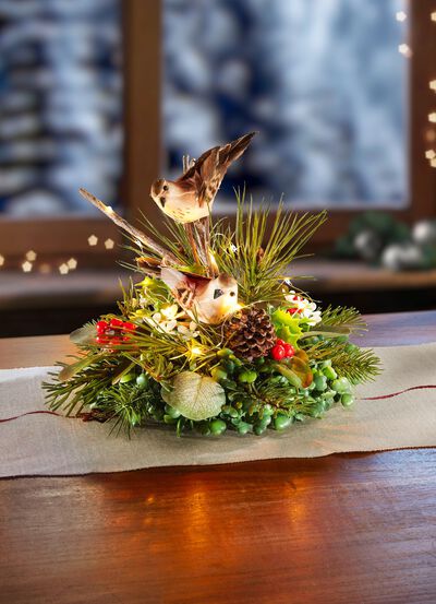 Verlichte tafelopstelling 