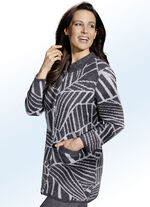 Vest met all-over jacquardpatroon 