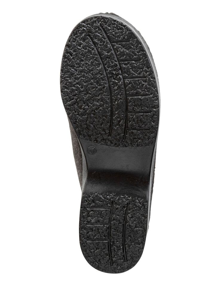 Huislaarzen met praktische ritssluiting ZWART