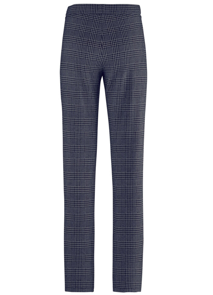 Broek met het nieuwste Glencheck-design MARINE-GRAFIET