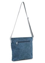 Tas met deels glinsterende gevlochten details JEANS