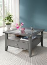 Salontafel van massief grenenhout 