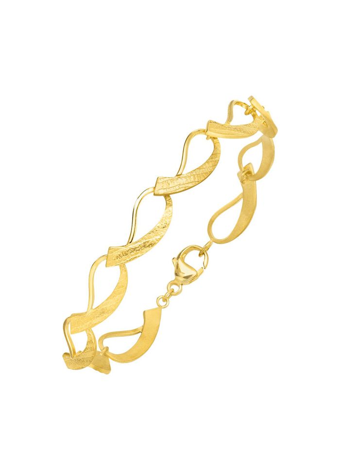 Vergulde zilveren armband 