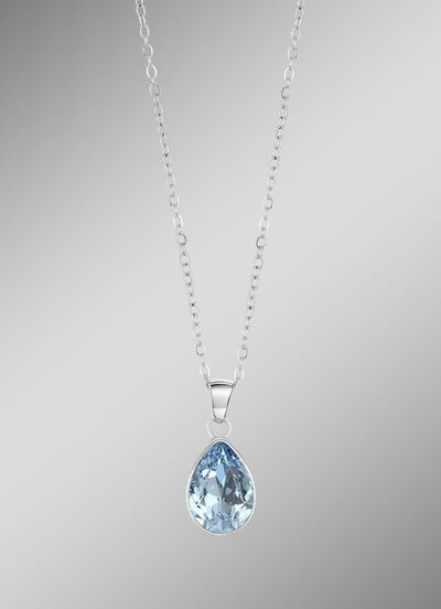 Hanger met Swarovski&reg; kristal en ankerketting 