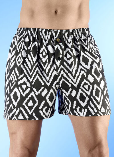 Drie-pack boxershorts met all-over design 