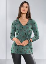 Shirt met 3/4-mouwen 