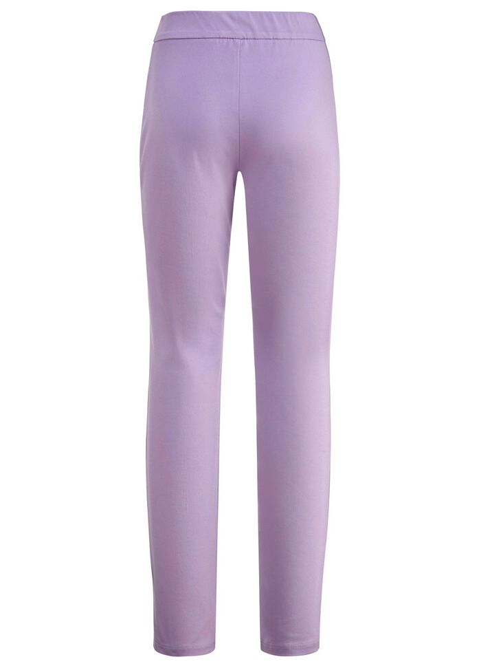 Broek met gestikte scheidingsnaden 