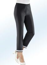 Broek met sportieve chic ZWART