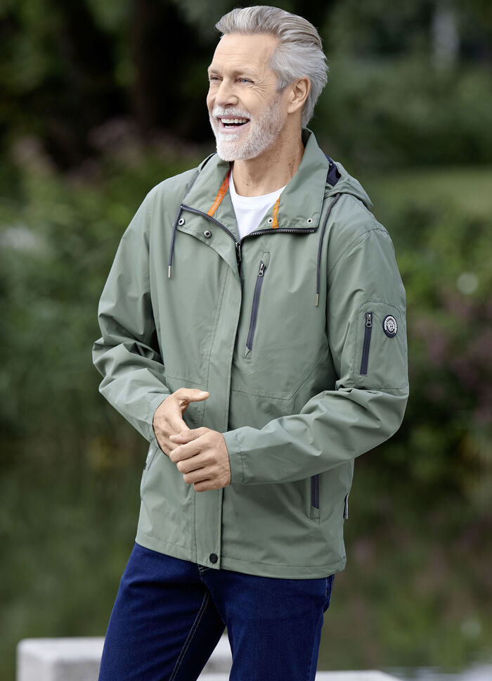 Functionele jas met capuchon 