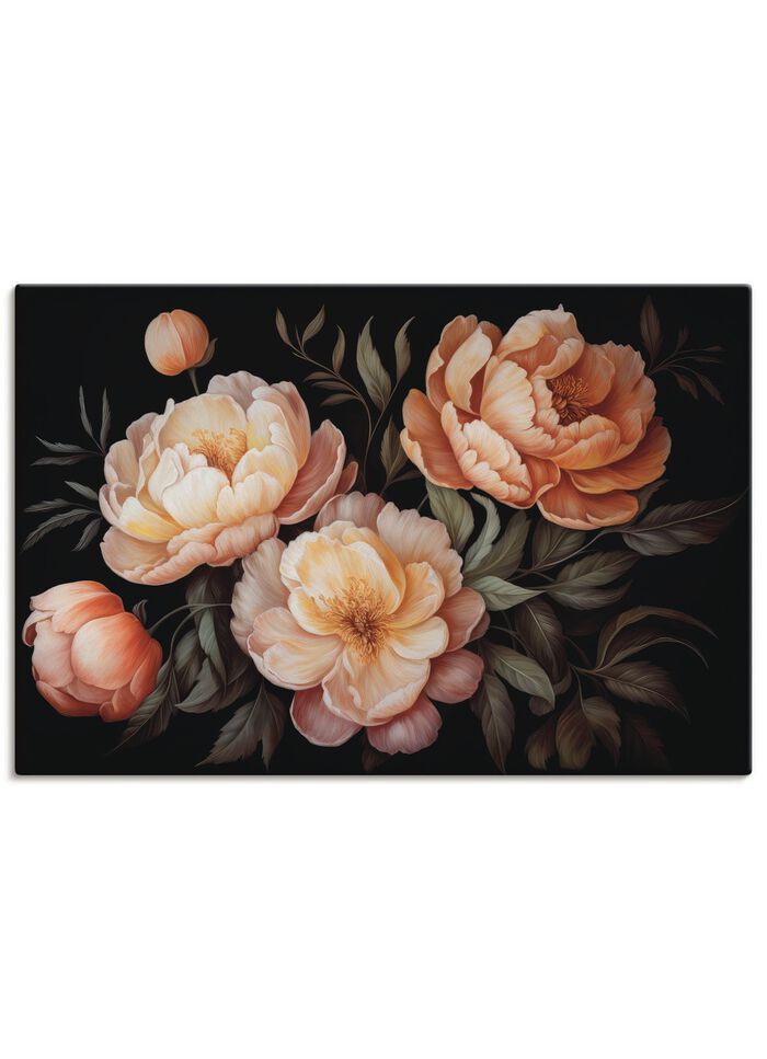 Hoogwaardig canvas schilderij met houten lijst 