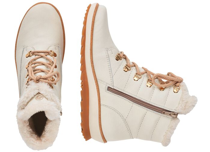 Remonte, gevoerde dames enkellaarsjes, winterschoenen, breedte G, met lamswol 