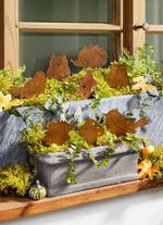 Decoratieve pluggen van geroest metaal, set van 8 