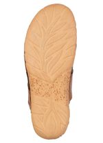 Gemini, klassieke damesklompen, breedte G, met elastische band BRAUN-MULTI