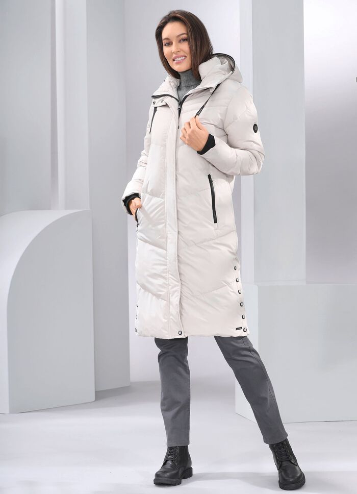 Jas met vaste capuchon 