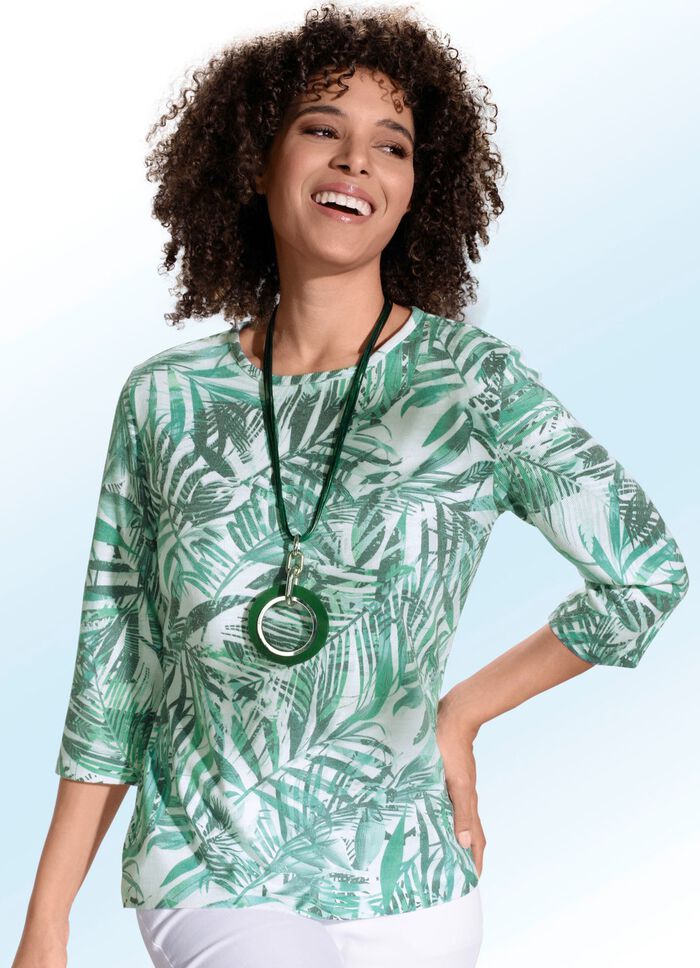 Trui met all-over bloemenprint 