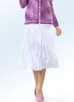 8-baansrok met uitlopende zoom 