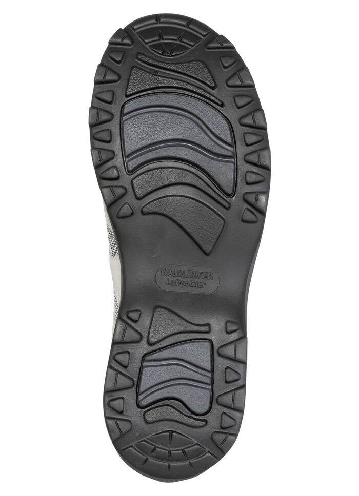 Waldläufer, sportieve dames veterschoenen, breedte H, met uitneembaar voetbed GRIJS