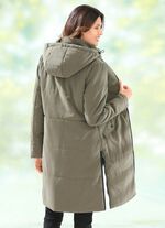 Korte vacht met peach touch effect 