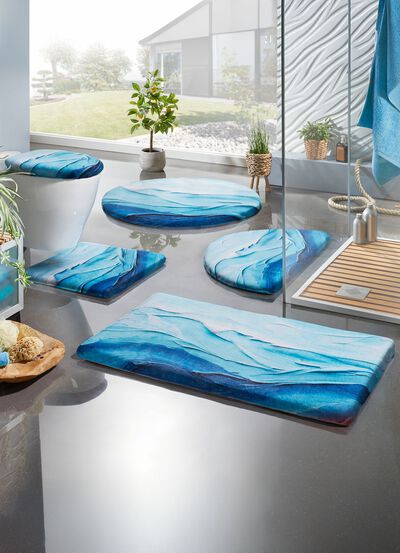 Badkameraccessoires met antislip achterkant 