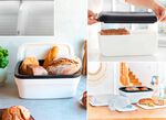 Tupperware BreadSmart broodcontainer WIT-ZWART