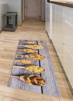 Slijtvaste keukenloper NATUURLIJK GEEL