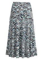 Rok met schitterende kleurenprint 