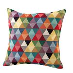 Kleurrijke kussenslopen met ritssluiting 