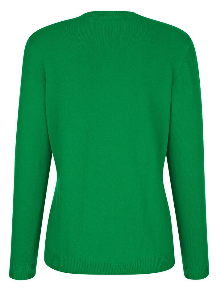 Vest met ronde halslijn 