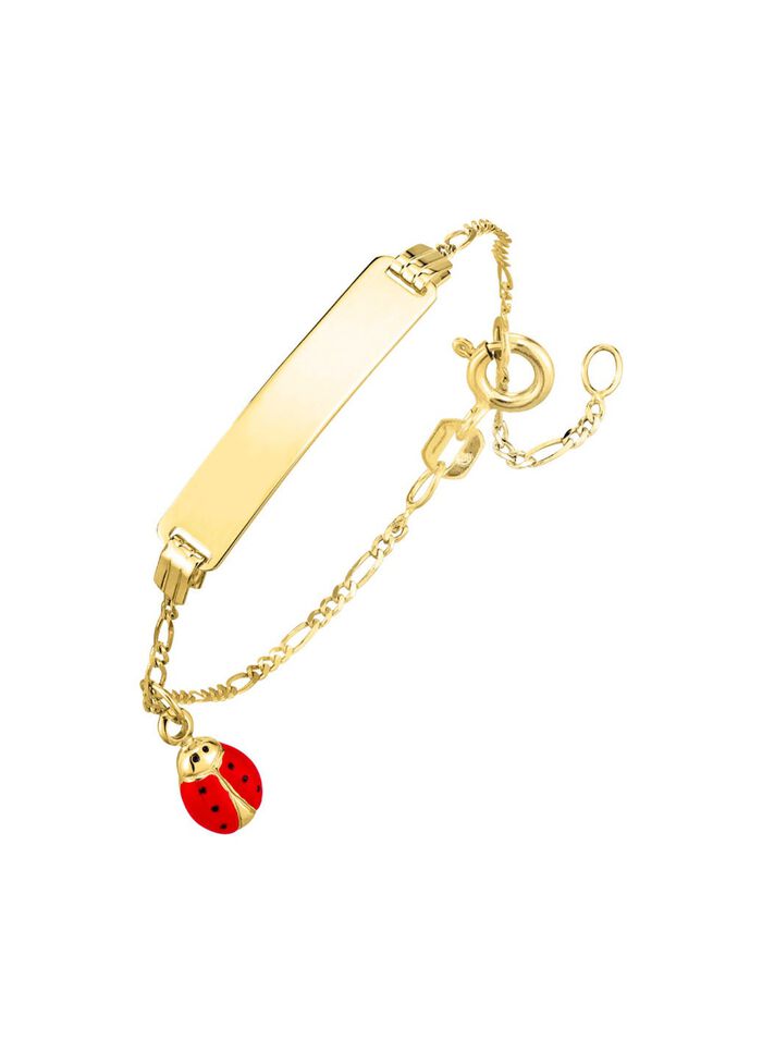 Figaro kettingarmband met lieveheersbeestje 