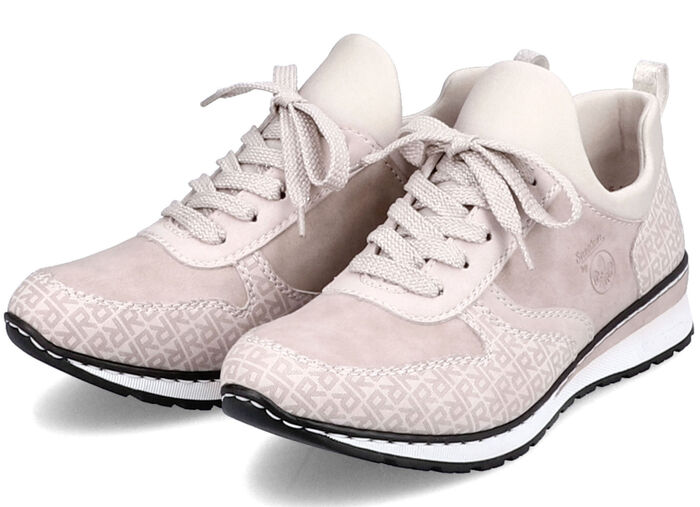 Rieker sneakers met decoratieve vetersluiting POEDERROS&Eacute;