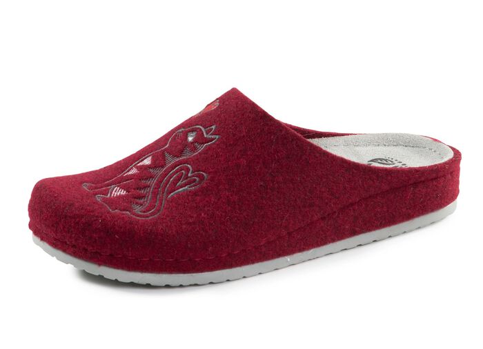 Mubb pantoffels met een schattig kattenmotief BORDEAUX
