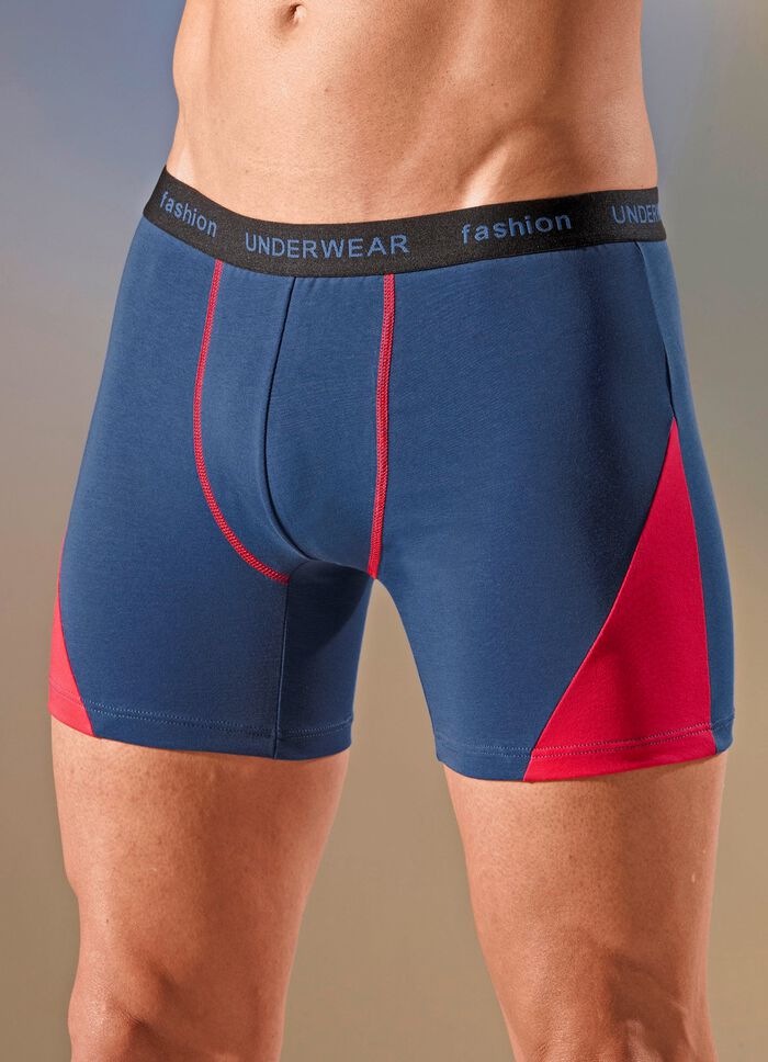 Set van vier broeken met elastische tailleband en inzetstukken 