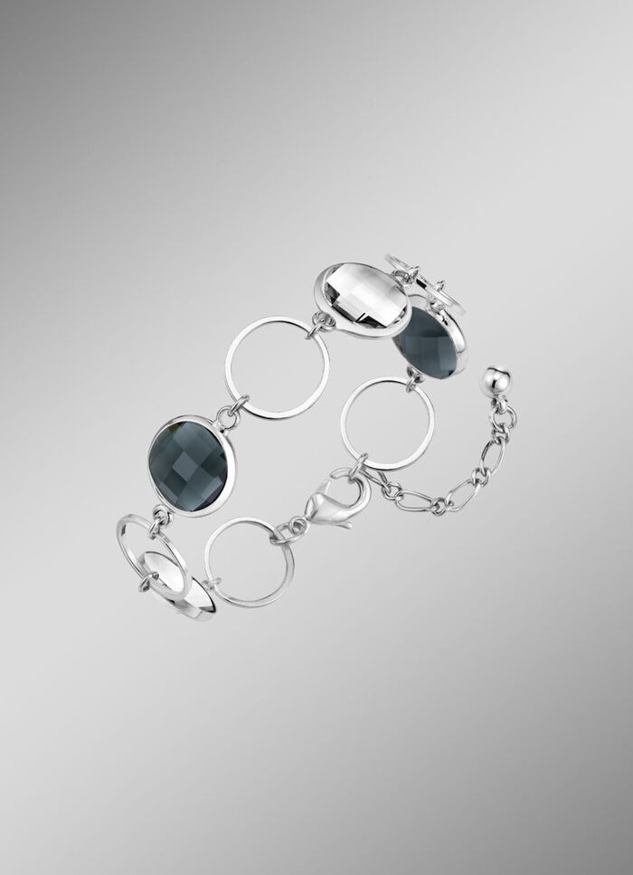 Sieradenset, 3-delig, met kristalstenen 