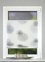 Plissee-rolgordijnen zonder boren en schroeven GRIJS-STEENGRIJS